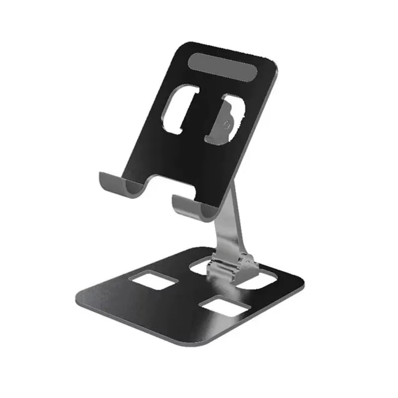 Aluminum Alloy Portable Tablet Holder for Ipad Adjustable Flexible Folding Lazy Desktop Live Mobile Phone Stand Mount