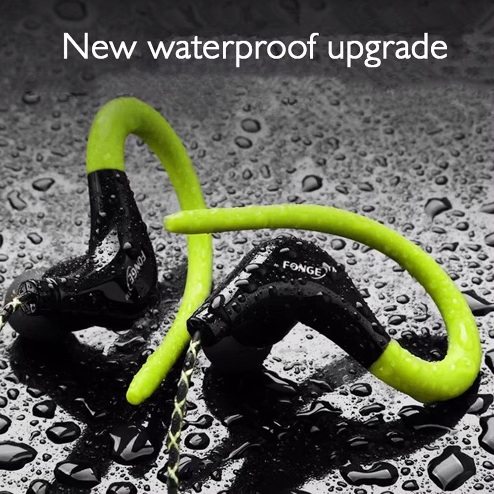 S760 Wired In-Ear Waterproof Earphones Ear Hook Earbuds Stereo Super Bass Headphones Sport Headset with Microphone