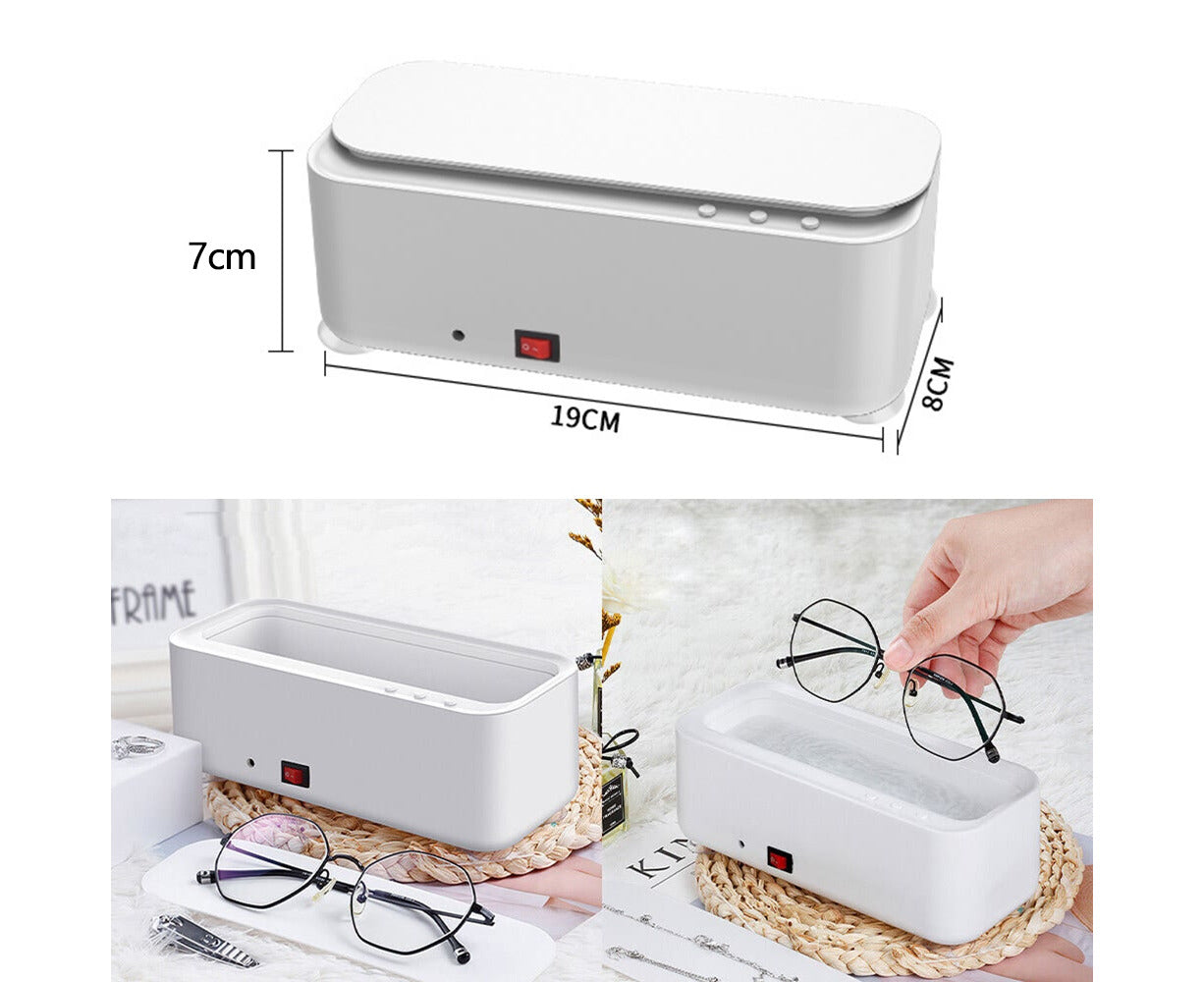 45000HZ Ultrasonic Cleaner Sonic Wave Tank Glasses Watch Jewellery Cleaning Machine