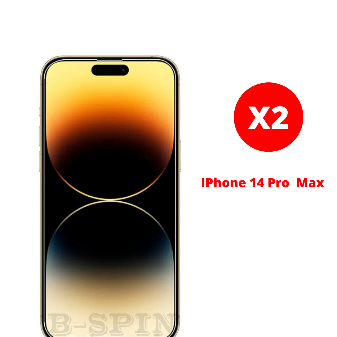 2 X Screen Protector Tempered Glass Iphone 16 15 Pro Max 14 13 12 11 XR X XS 8