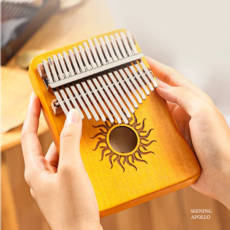 Kalimba 17 21 Key Kalimba Finger Piano Solid Maple Wood Kalimba Thumb Piano Keyboard Musical Instrument Mbira for Beginner