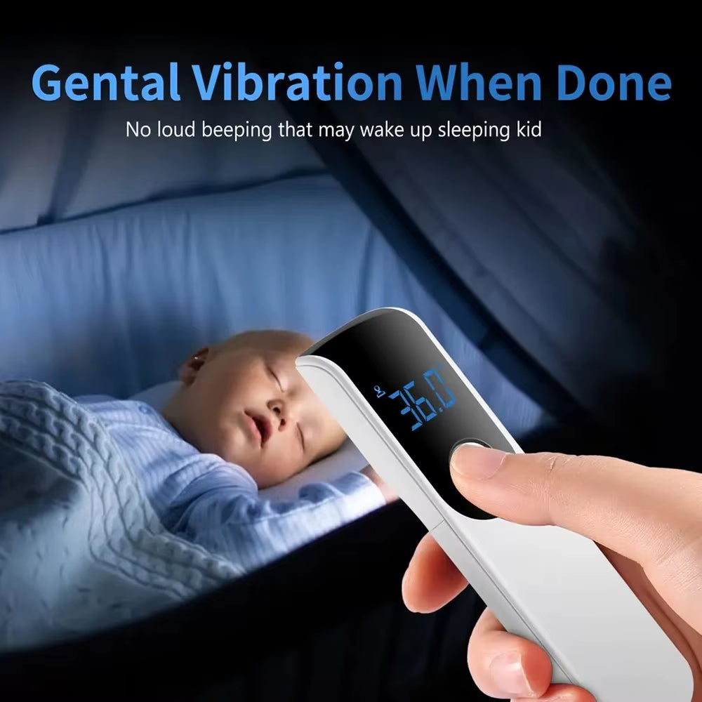 Medical Temperature Non-Contact Ear Thermometer for Kids Adult Infrared Fever Forehead Thermometer Digital LCD Display