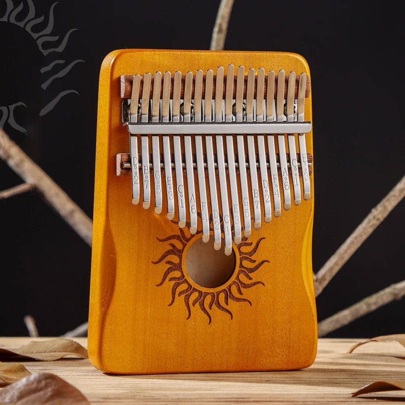 Kalimba 17 21 Key Kalimba Finger Piano Solid Maple Wood Kalimba Thumb Piano Keyboard Musical Instrument Mbira for Beginner