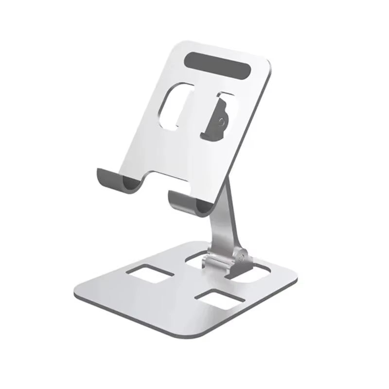 Aluminum Alloy Portable Tablet Holder for Ipad Adjustable Flexible Folding Lazy Desktop Live Mobile Phone Stand Mount