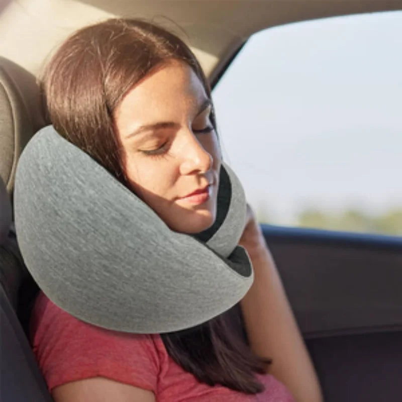 Premium Wrap-around Travel Neck Pillow - Durable and Non-Deforming Cushion for Travel