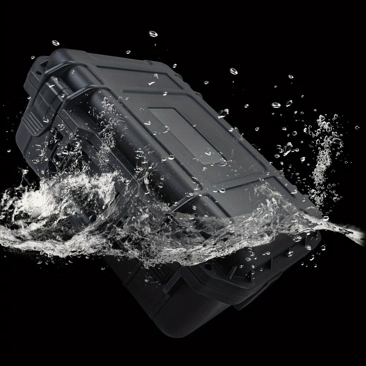 1Pc Waterproof Hard Carry Case Bag Tool Case with Pre-Cut Sponge Storage Box Safety Protector Organizer Hardware Toolbox